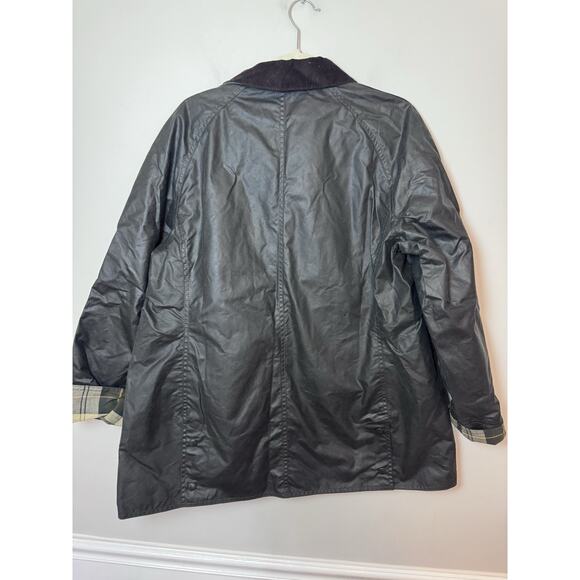 Barbour Beadnell® Waxed Jacket Sage Women's Sz 14 NWT $398 - Picture 5 of 16